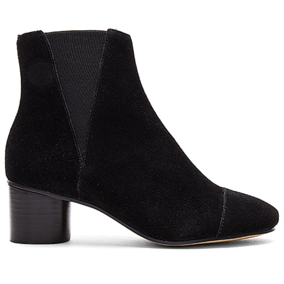 Rebecca Minkoff Shoes - New REBECCA MINKOFF Izette Black Suede Cylinder Heel Ankle Boots